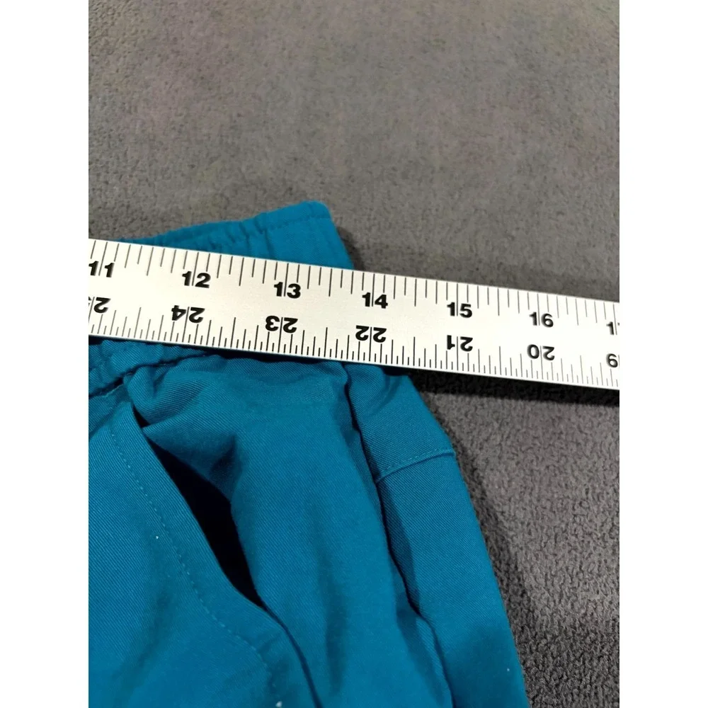 FIGS Technical Collection Jogger Scrub Pants Mens XS/S Blue Drawstring Waist